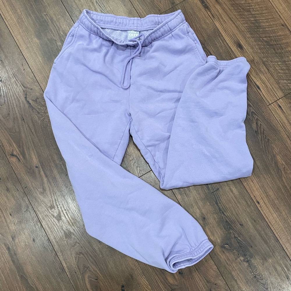 TNA cozy fleece track pants